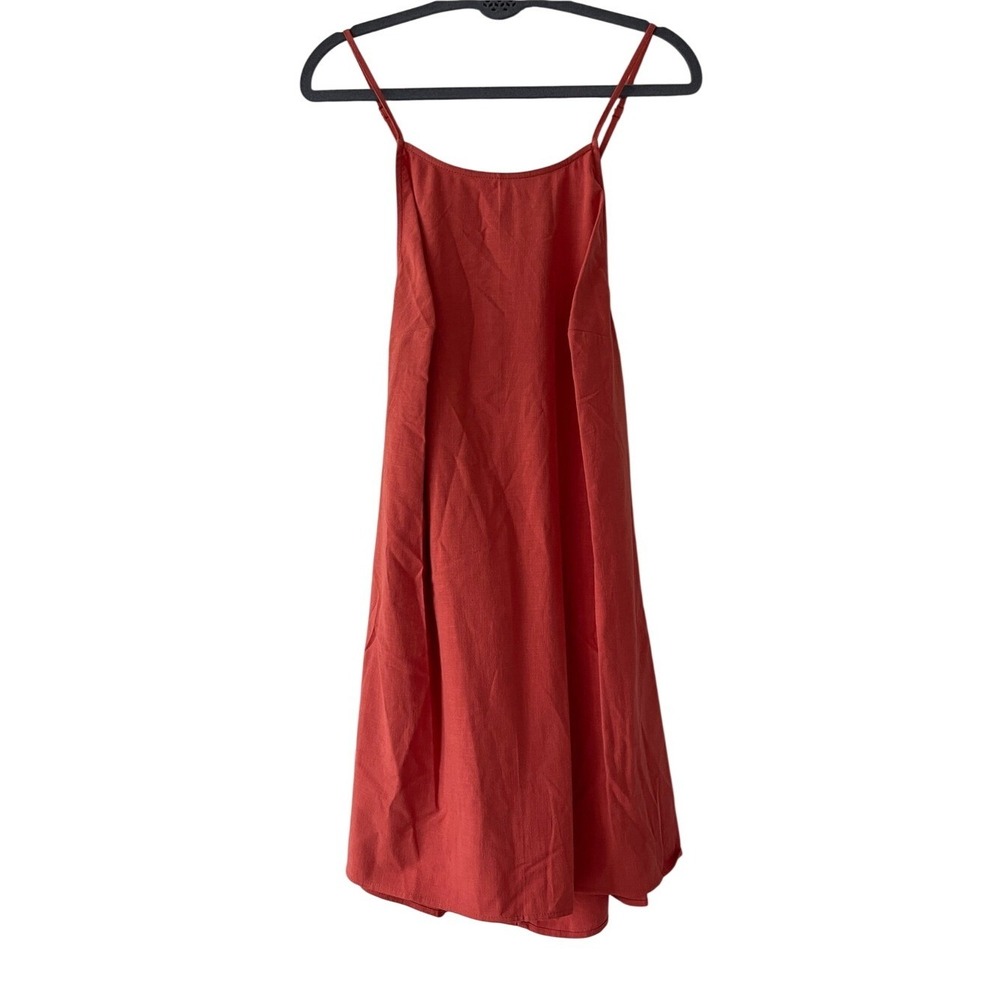 A New Day Rust Sleeveless Open Back Sundress XL NWT